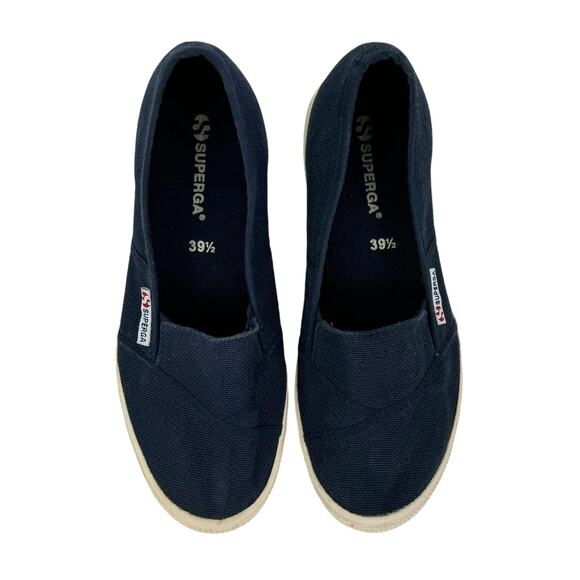Superga Women's Navy Blue A Line Slide Slip On Casual Everyday Sneakers - Picture 2 of 11
